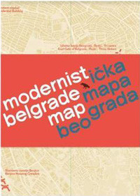 Modernist Belgrade Map