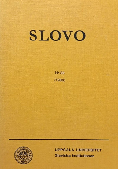 SLOVO Nr 38 (used)