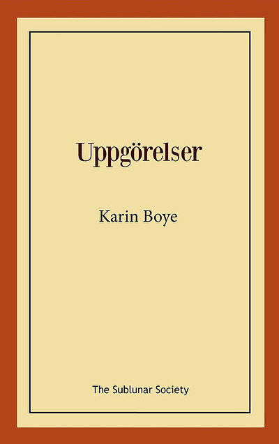 Boye K. Uppgörelser